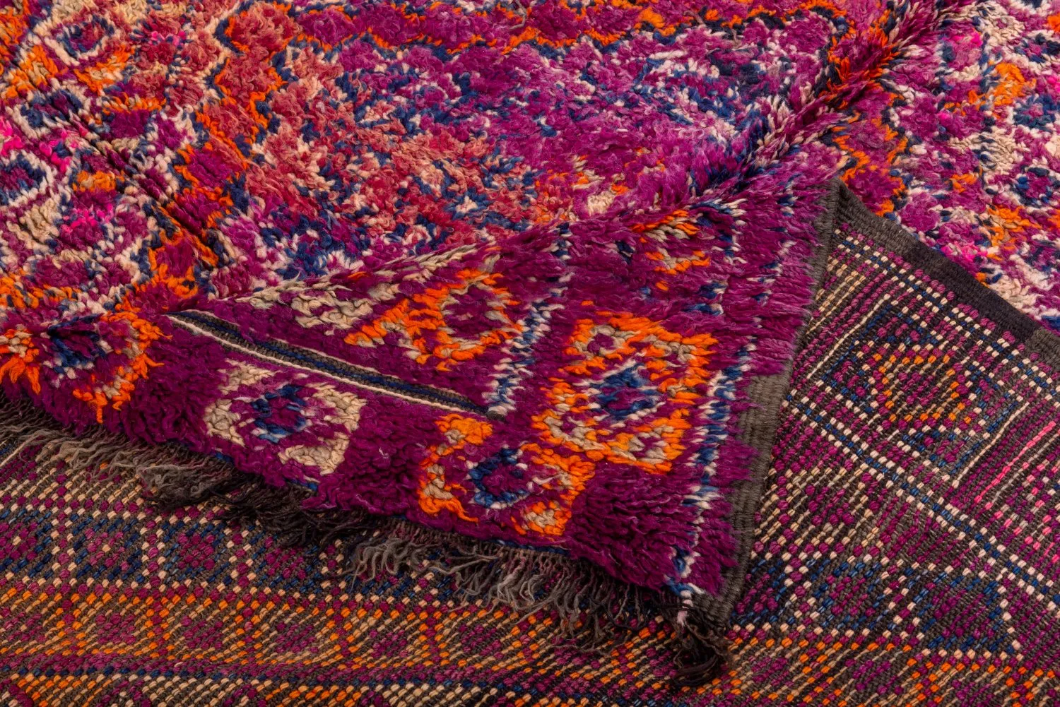 Kelim Marokkanische Berber Teppich Azilal 390 x 165 cm