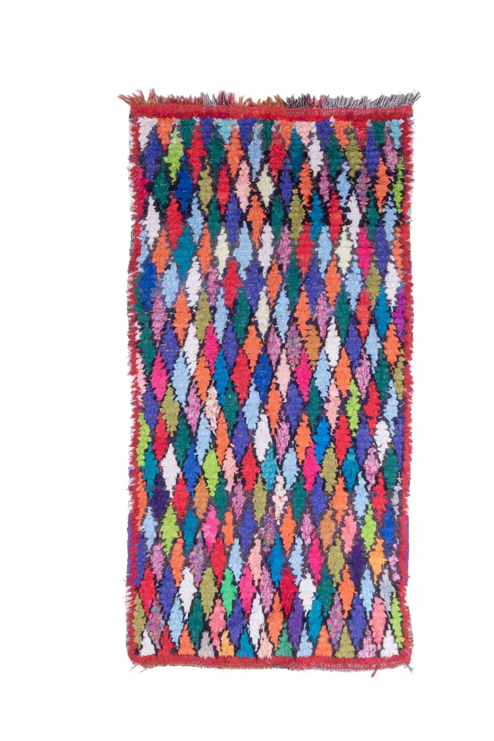 Tapis Marocain Berbère Boucherouite 230 x 115 cm