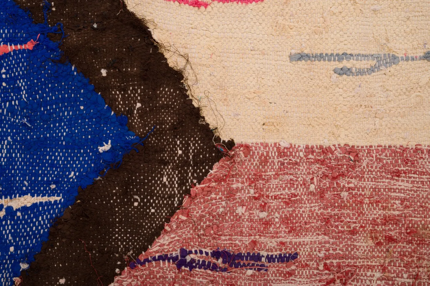 Marokkanischer Berber Teppich Boucherouite 125 x 240 cm