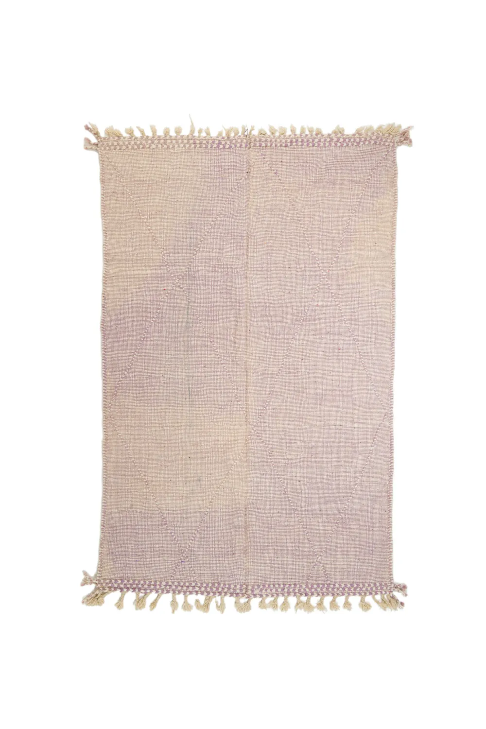 Tapis berbère marocain Boucherouite 165 x 260 cm