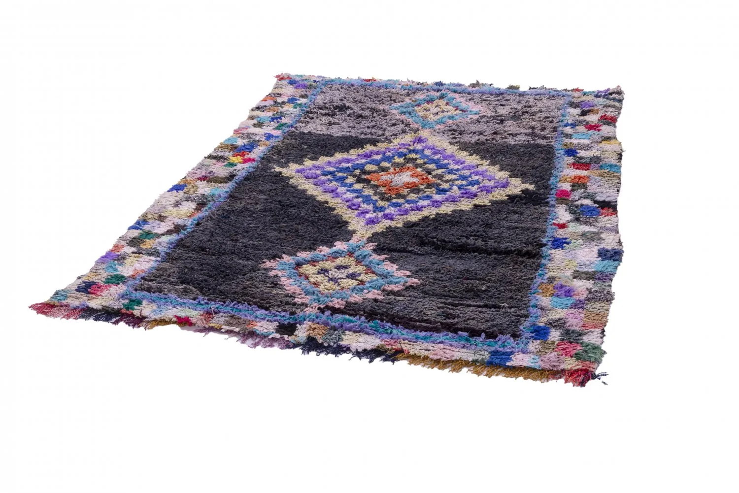 Tapis Marocain Berbère Boucherouite 215 x 160 cm