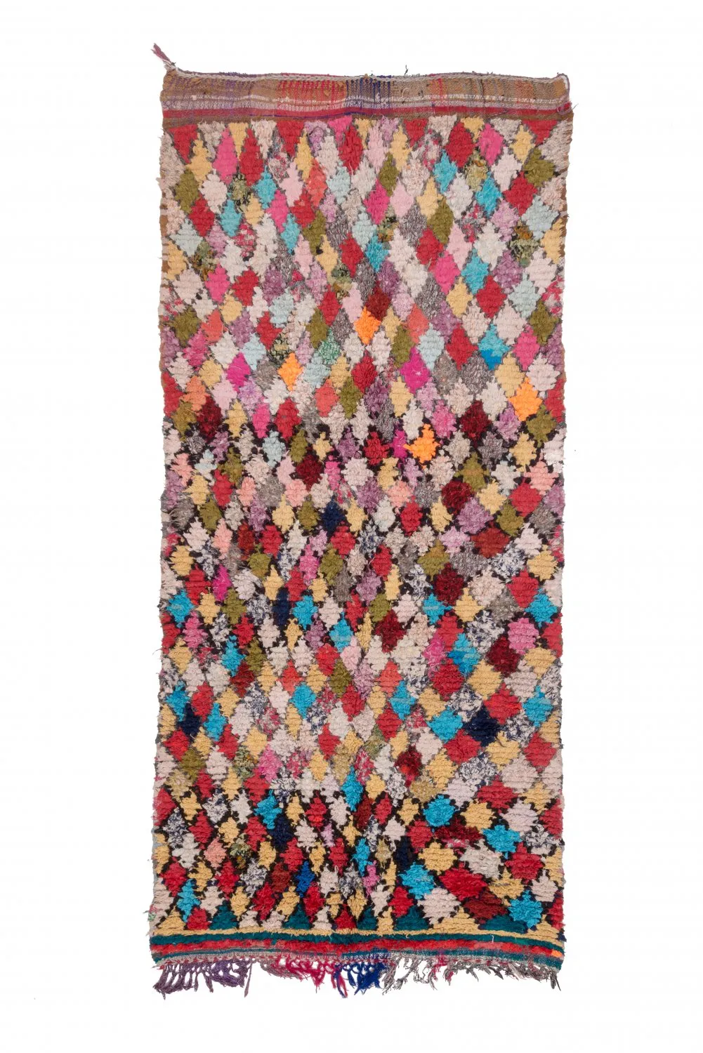 Tapis Marocain Berbère Boucherouite 300 x 135 cm