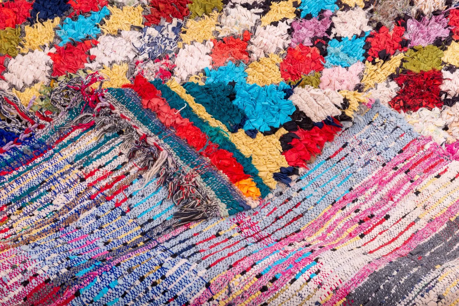 Tapis Marocain Berbère Boucherouite 300 x 135 cm