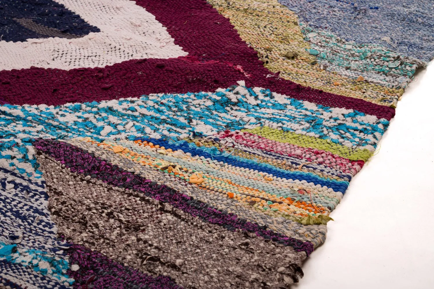 Marokkanischer Berber Teppich Boucherouite 165 x 270 cm