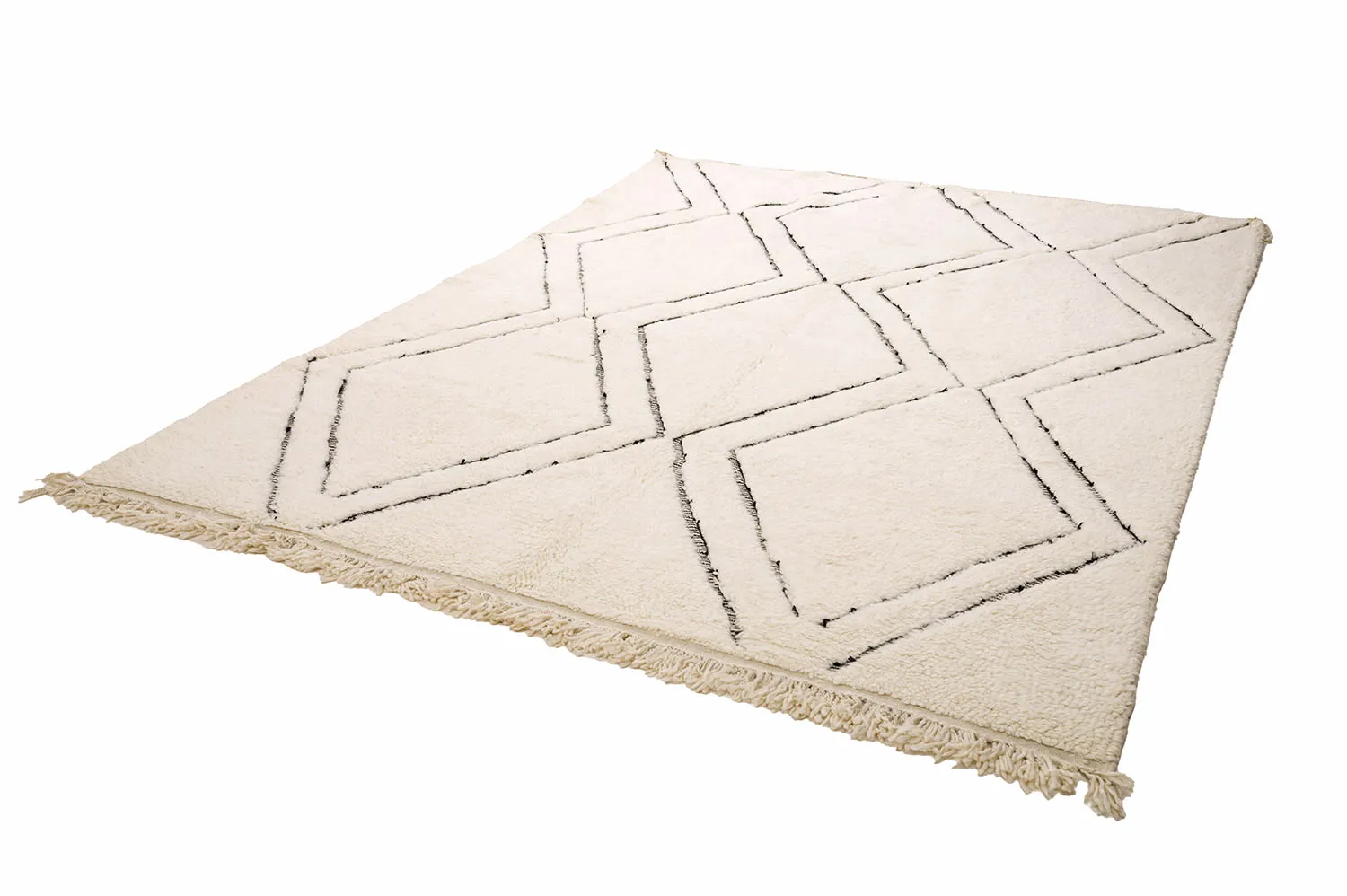 Kelim Marokkanische Berber Teppich Beni Ouarain 210 x 300 cm