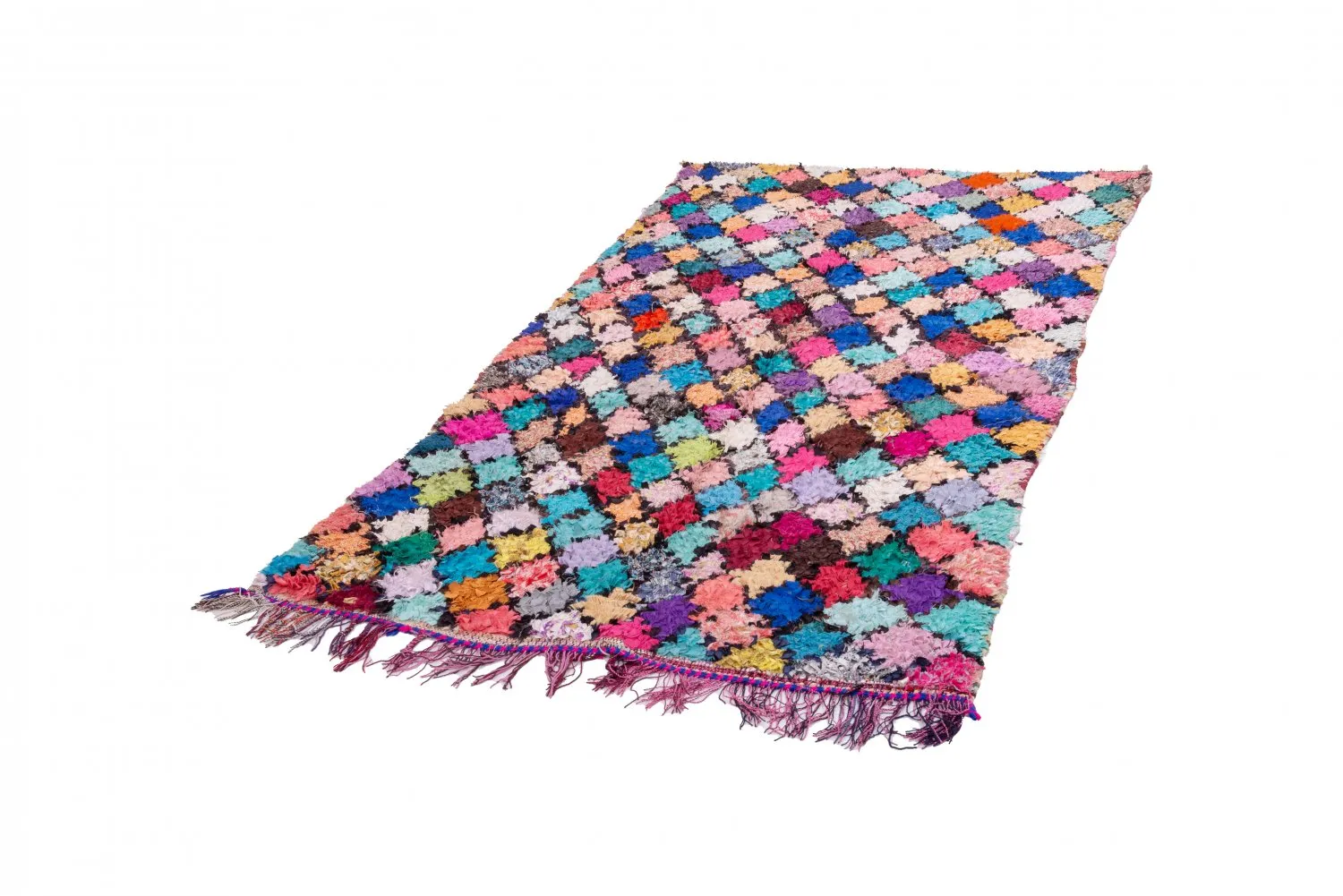 Tapis Marocain Berbère Boucherouite 255 x 135 cm
