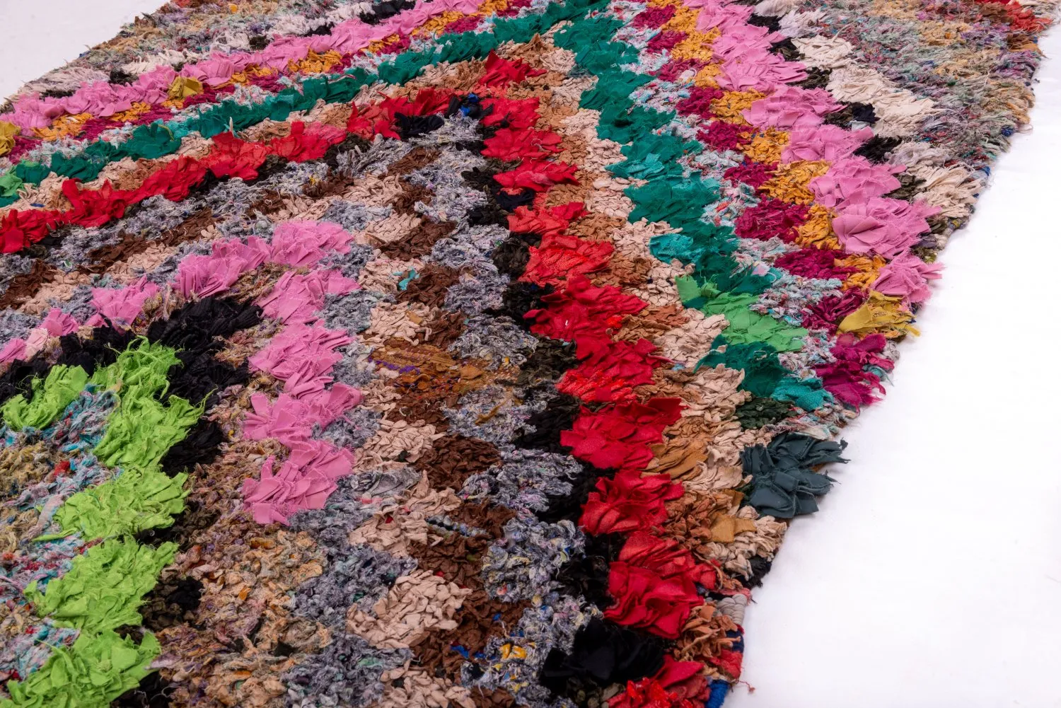 Tapis Marocain Berbère Boucherouite 250 x 110 cm