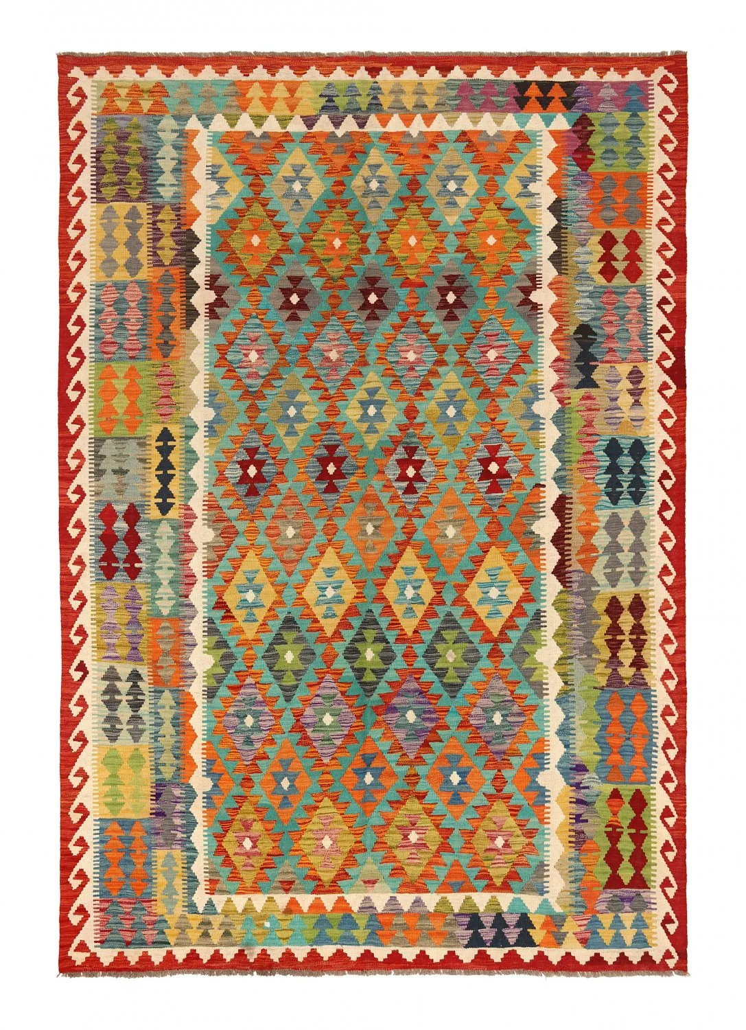 Orientalischer Kelim-Teppich 298 x 208 cm