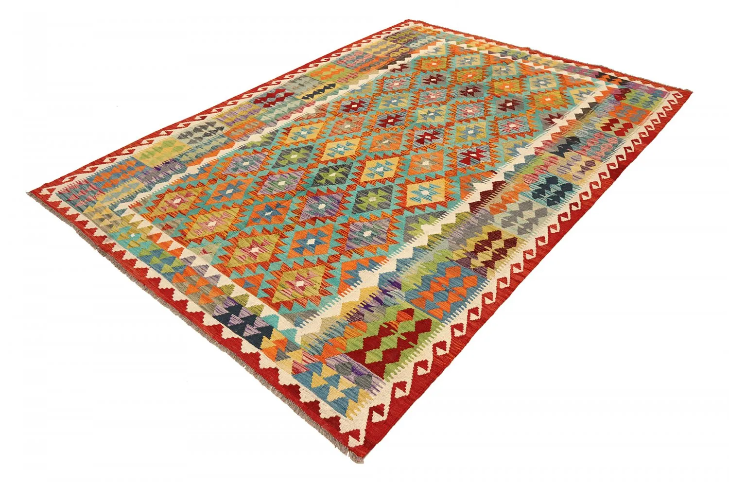 Orientalischer Kelim-Teppich 298 x 208 cm