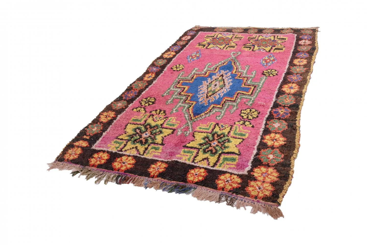 Tapis Marocain Berbère Boucherouite 270 x 140 cm