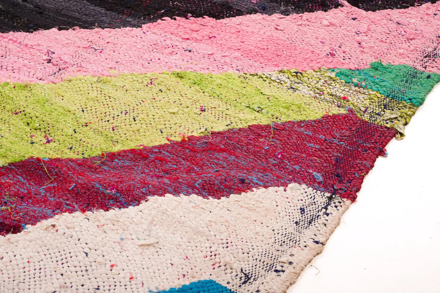 Tapis berbère marocain Boucherouite 150 x 235 cm