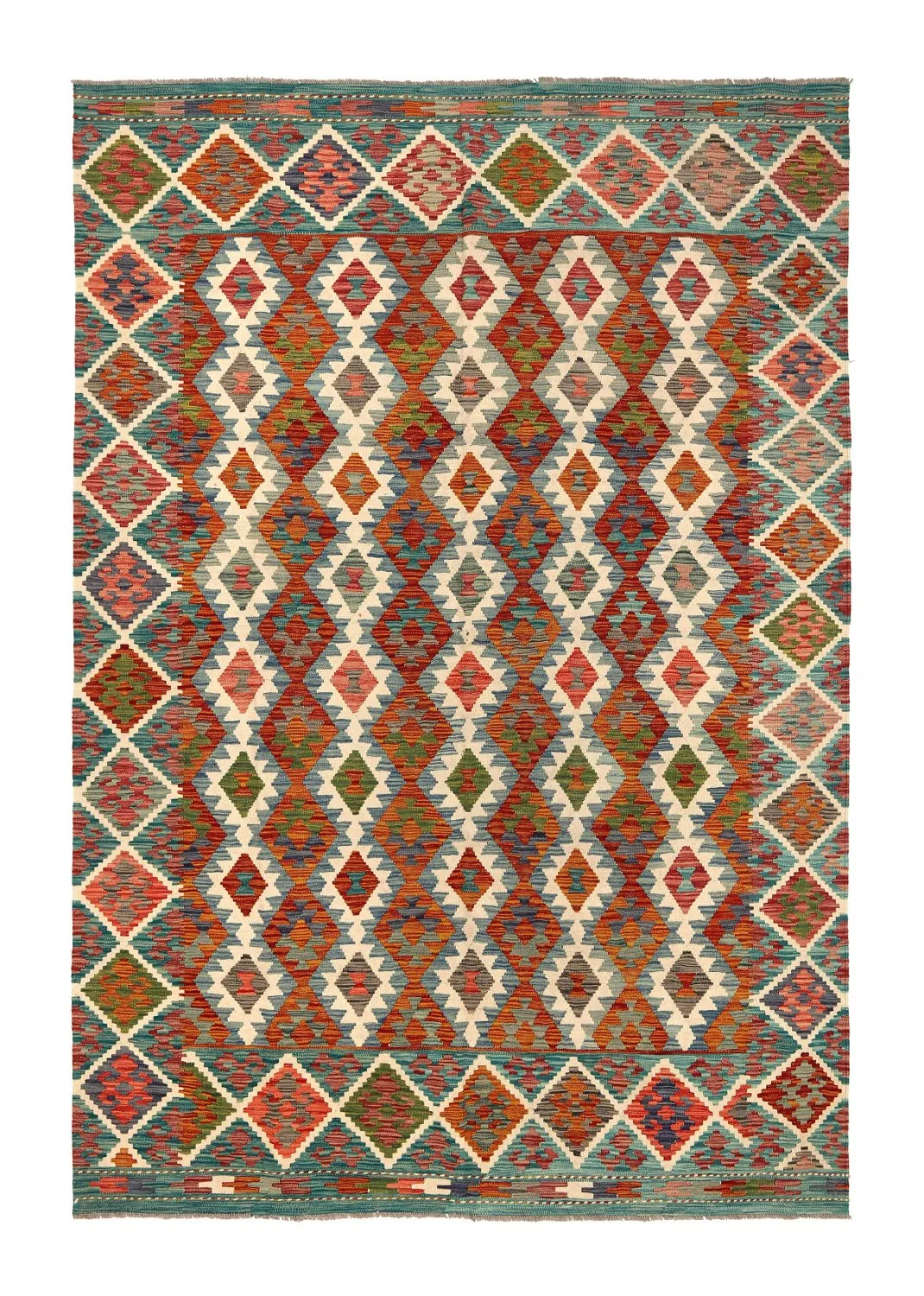 Orientalischer Kelim-Teppich 298 x 201 cm
