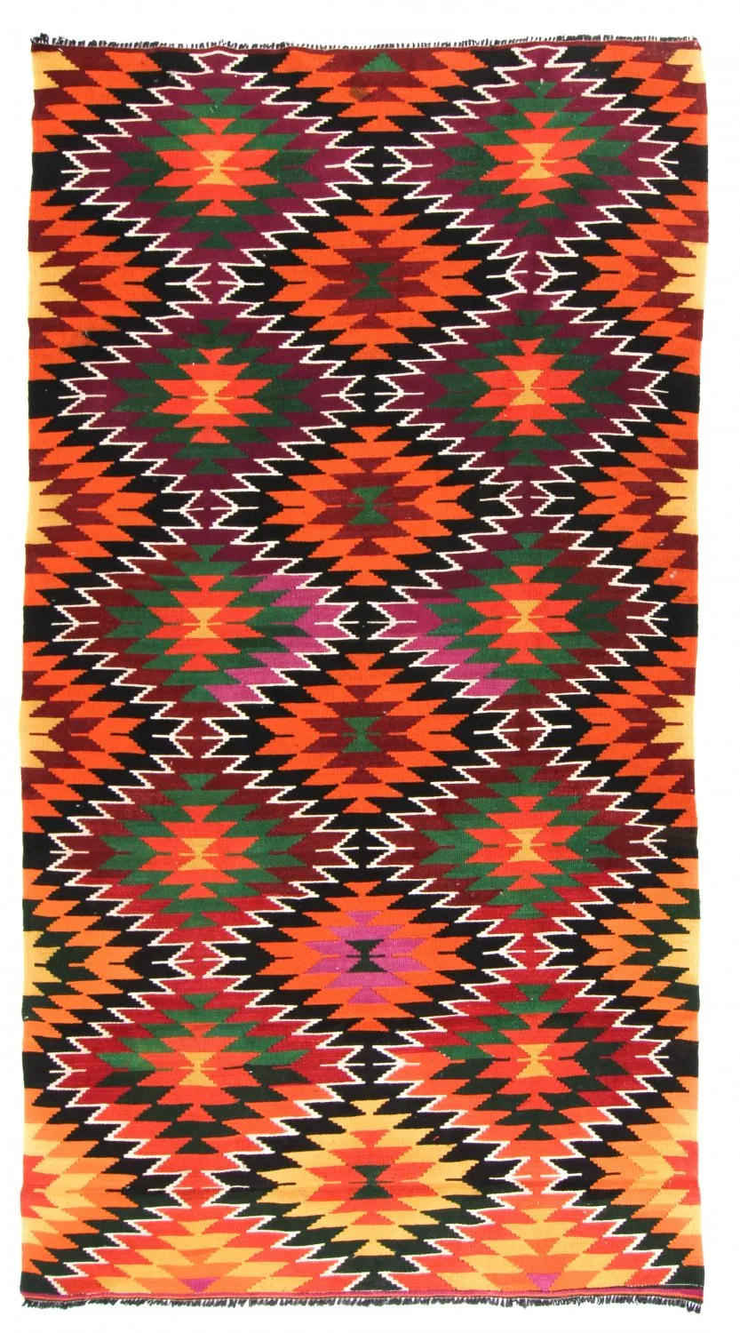 Tapis kilim turc 336 x 170 cm