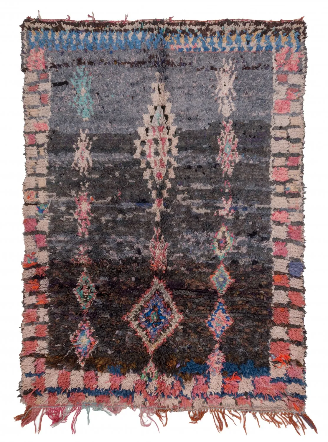 Tapis Marocain Berbère Boucherouite 235 x 170 cm