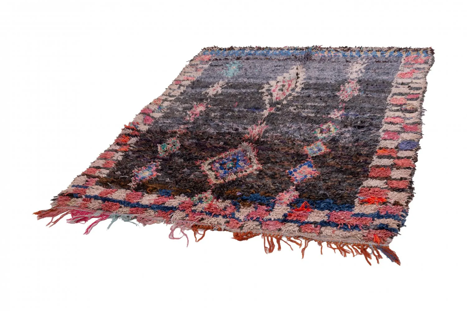 Tapis Marocain Berbère Boucherouite 235 x 170 cm