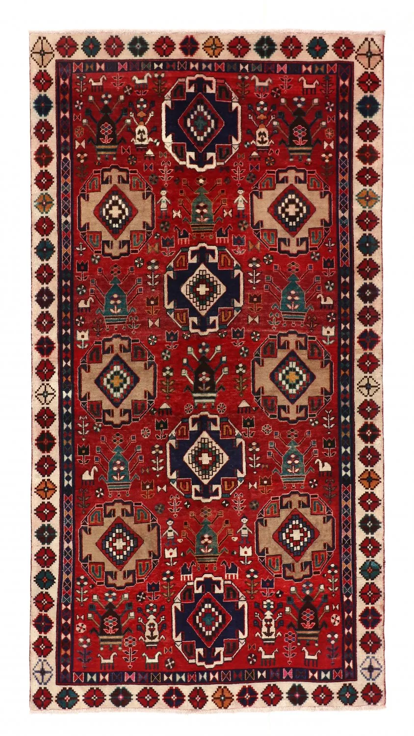 Orientalischer Teppich Hamedan 280 x 146 cm