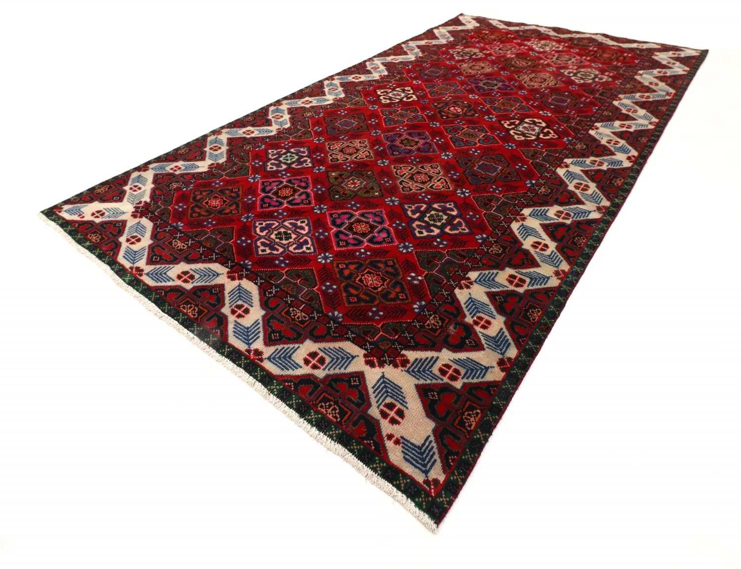 Orientalischer Teppich Hamedan 282 x 145 cm