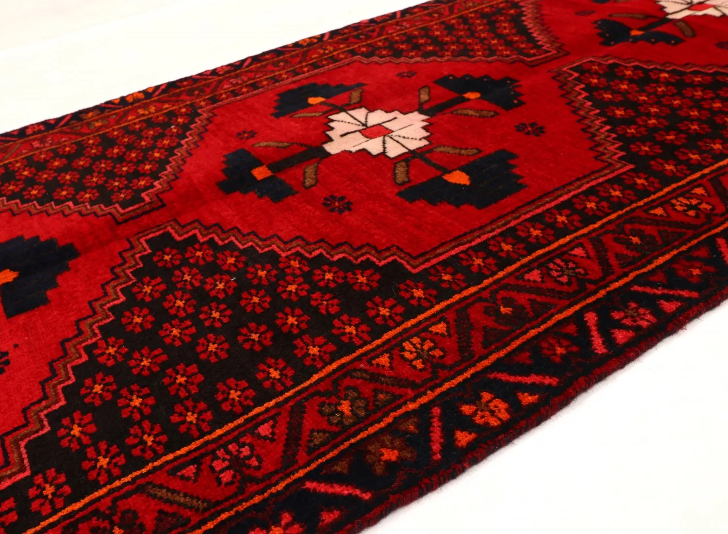 Orientalischer Teppich Hamedan 291 x 101 cm