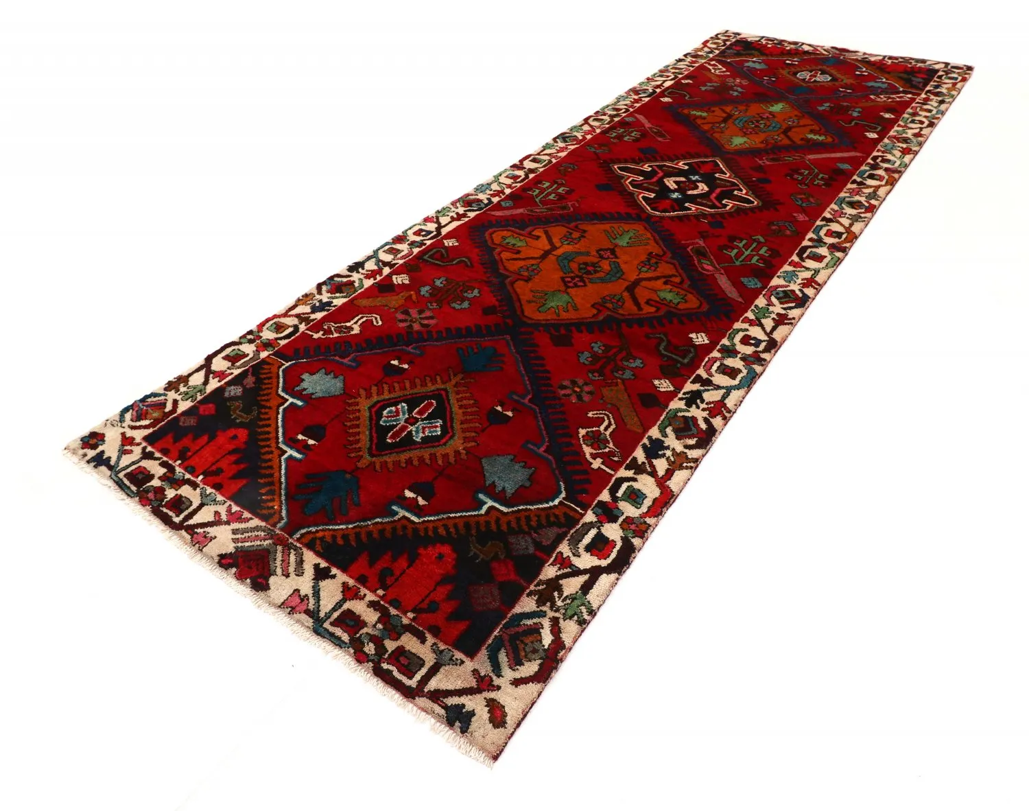 Orientalischer Teppich Hamedan 307 x 104 cm