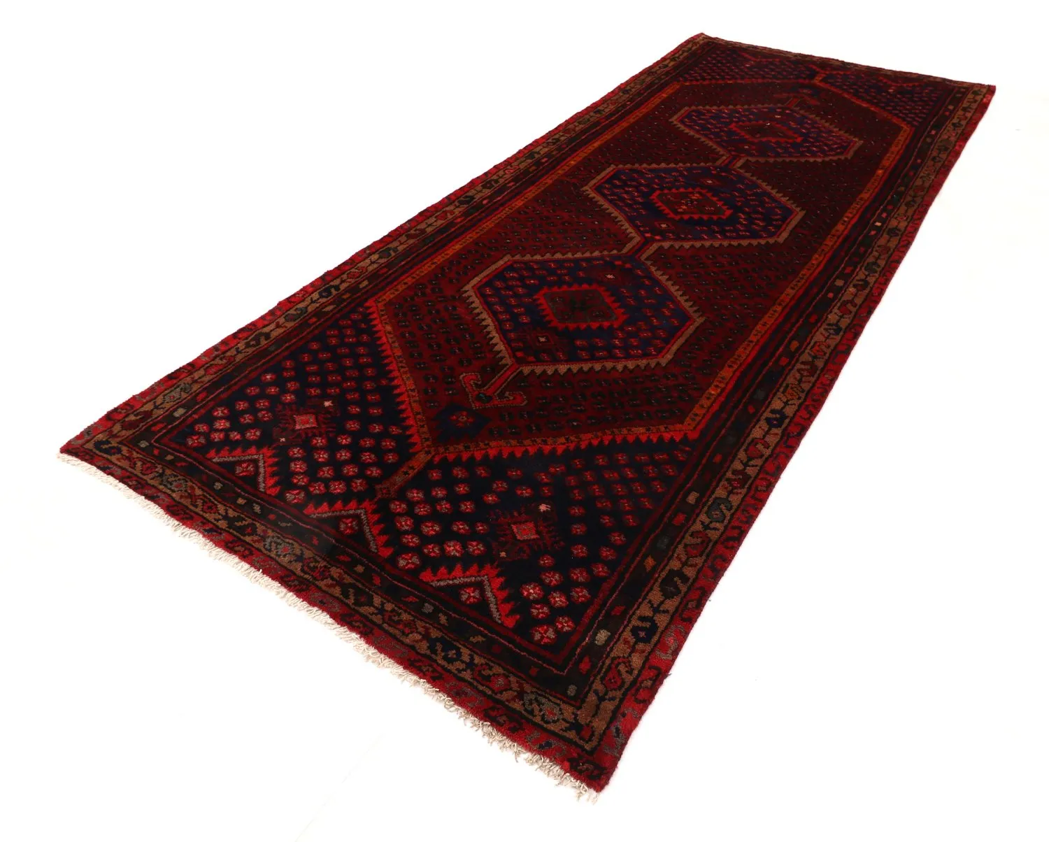 Orientalischer Teppich Hamedan 281 x 118 cm