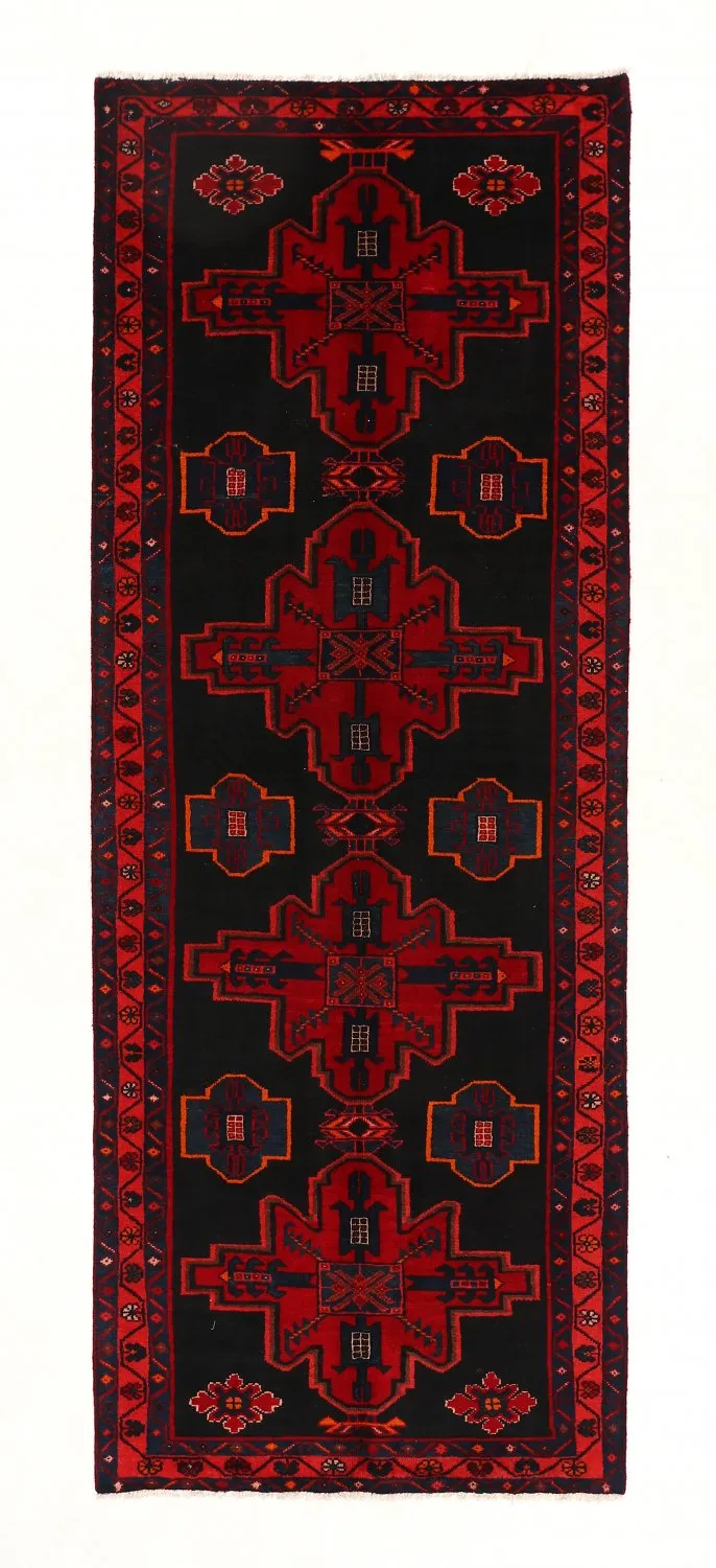 Tapis oriental Hamedan 296 x 110 cm
