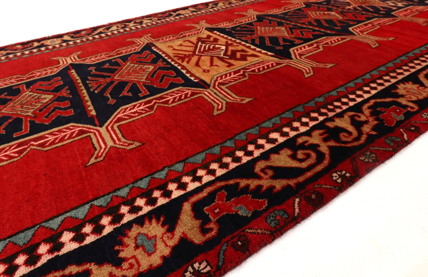 Orientalischer Teppich Hamedan 315 x 137 cm