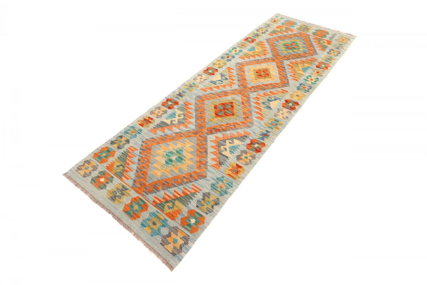 Orientalischer Kelim-Teppich 248 x 80 cm