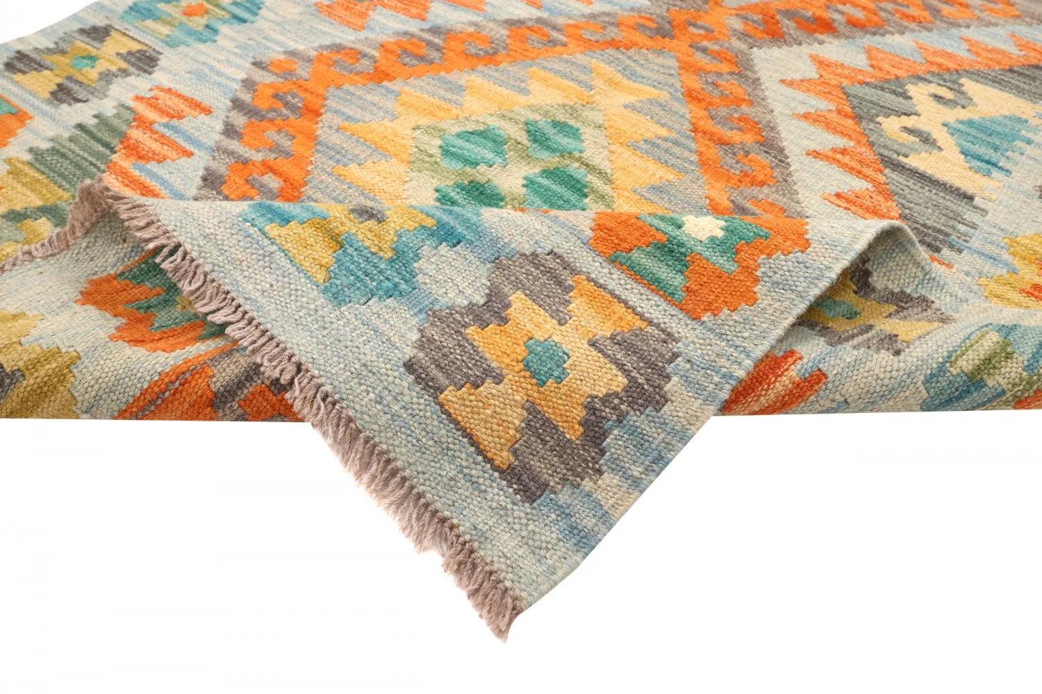 Orientalischer Kelim-Teppich 248 x 80 cm