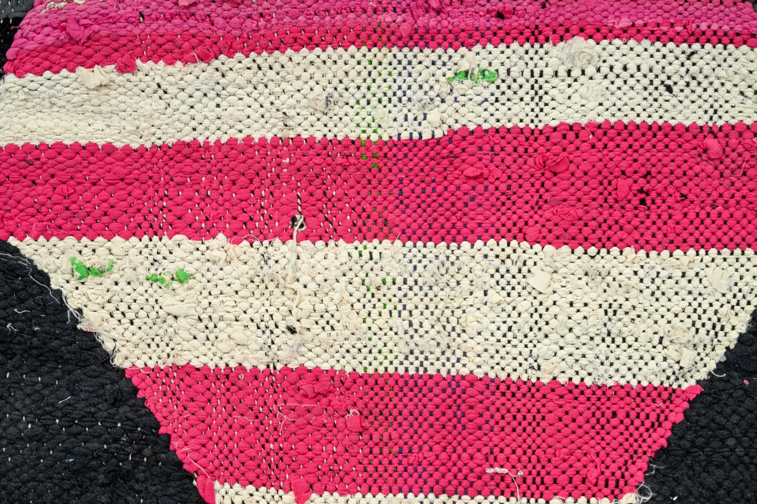 Marockansk Boucherouite-matta 130 x 265 cm