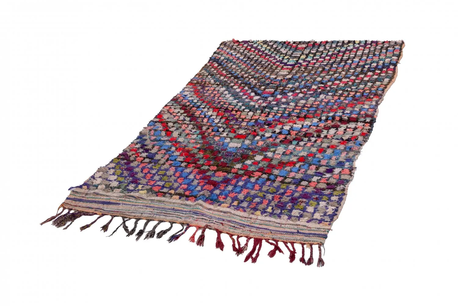 Tapis Marocain Berbère Boucherouite 230 x 125 cm