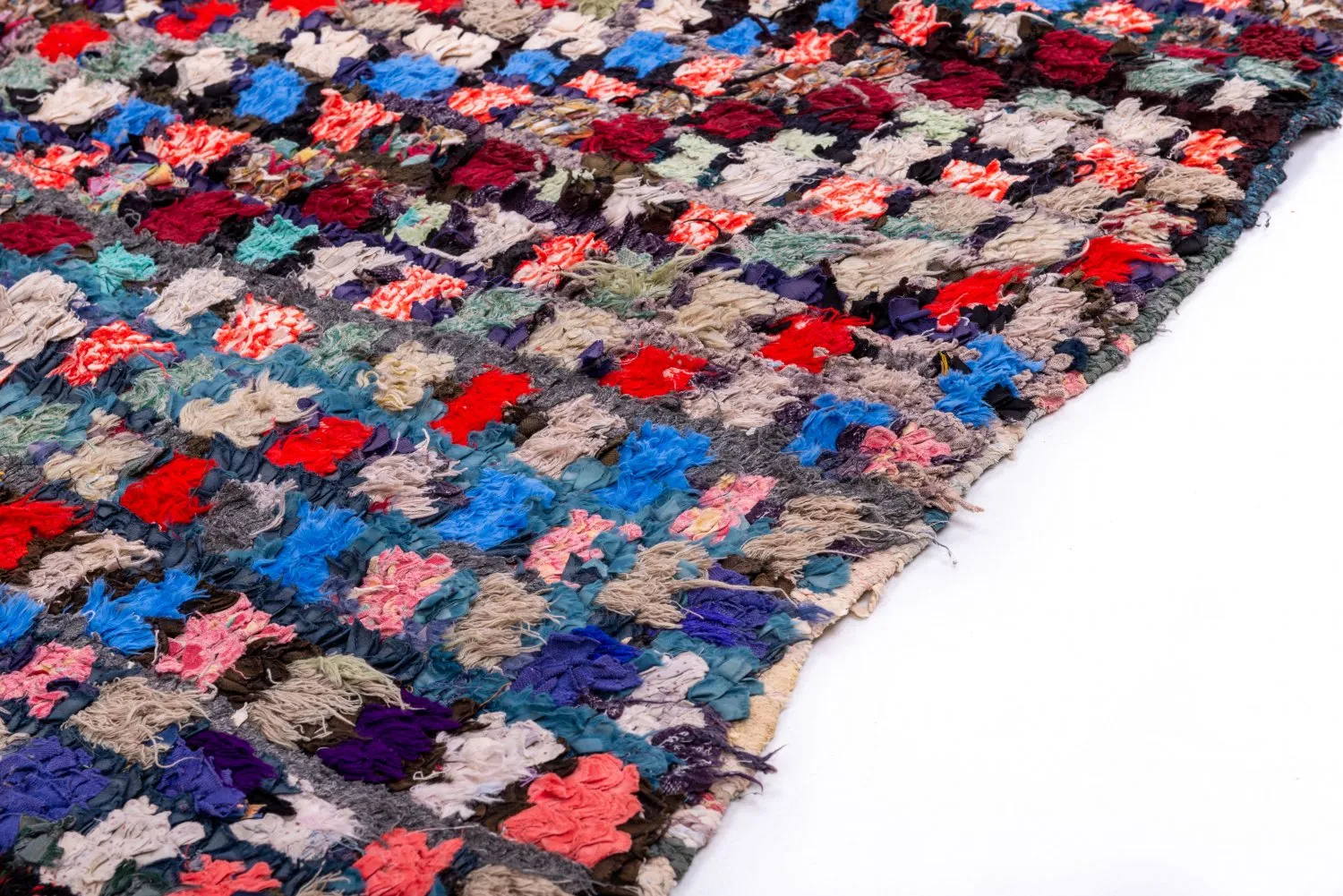 Tapis Marocain Berbère Boucherouite 230 x 125 cm