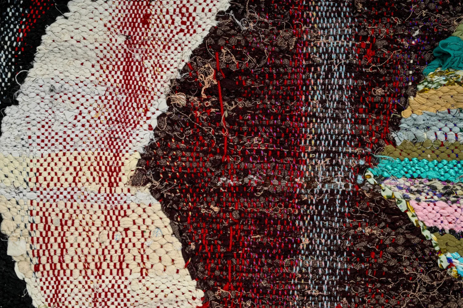 Marockansk Boucherouite-matta 140 x 230 cm