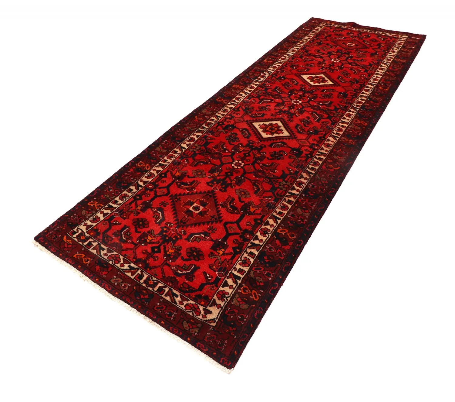 Orientalischer Teppich Hamedan 317 x 106 cm
