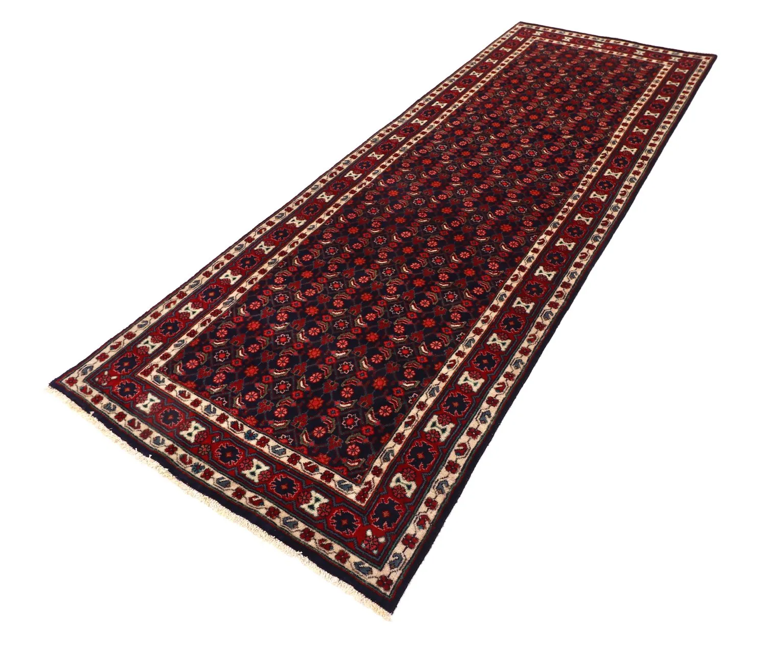 Orientalischer Teppich Hamedan 306 x 105 cm