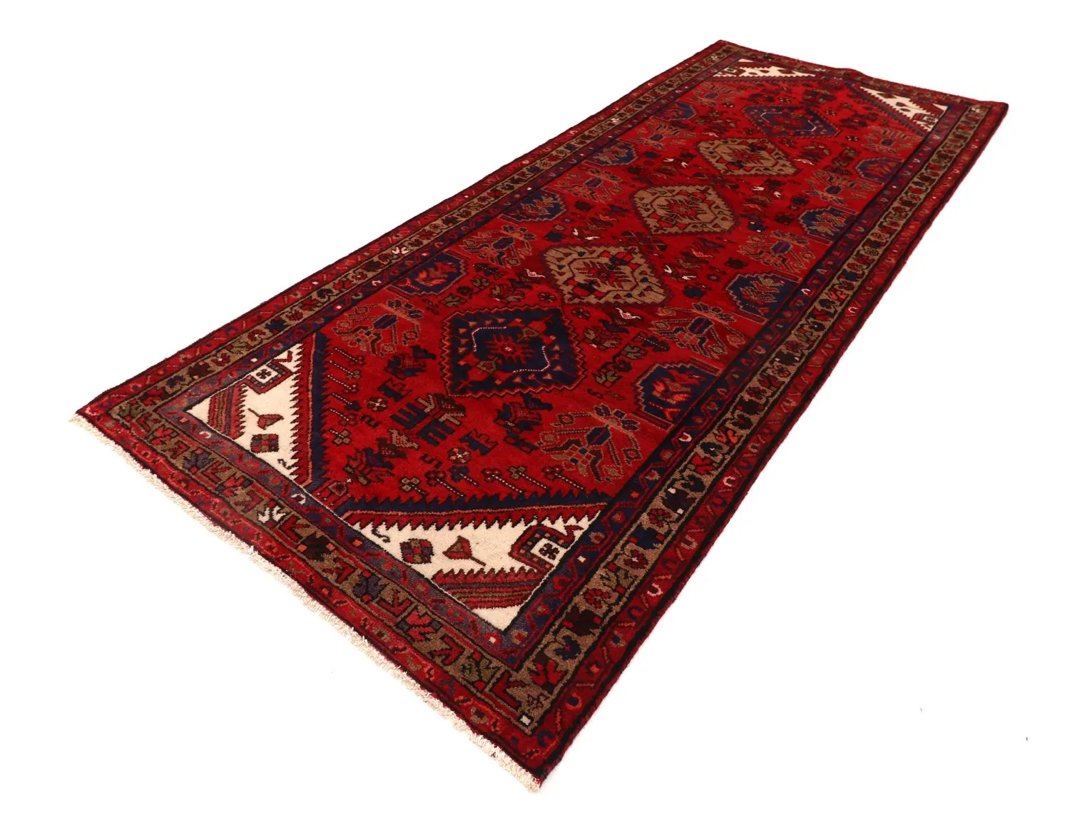Orientalischer Teppich Hamedan 266 x 105 cm