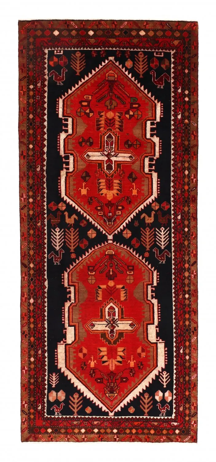 Orientalischer Teppich Hamedan 305 x 128 cm