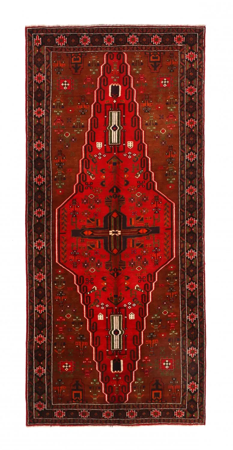 Orientalischer Teppich Hamedan 297 x 131 cm