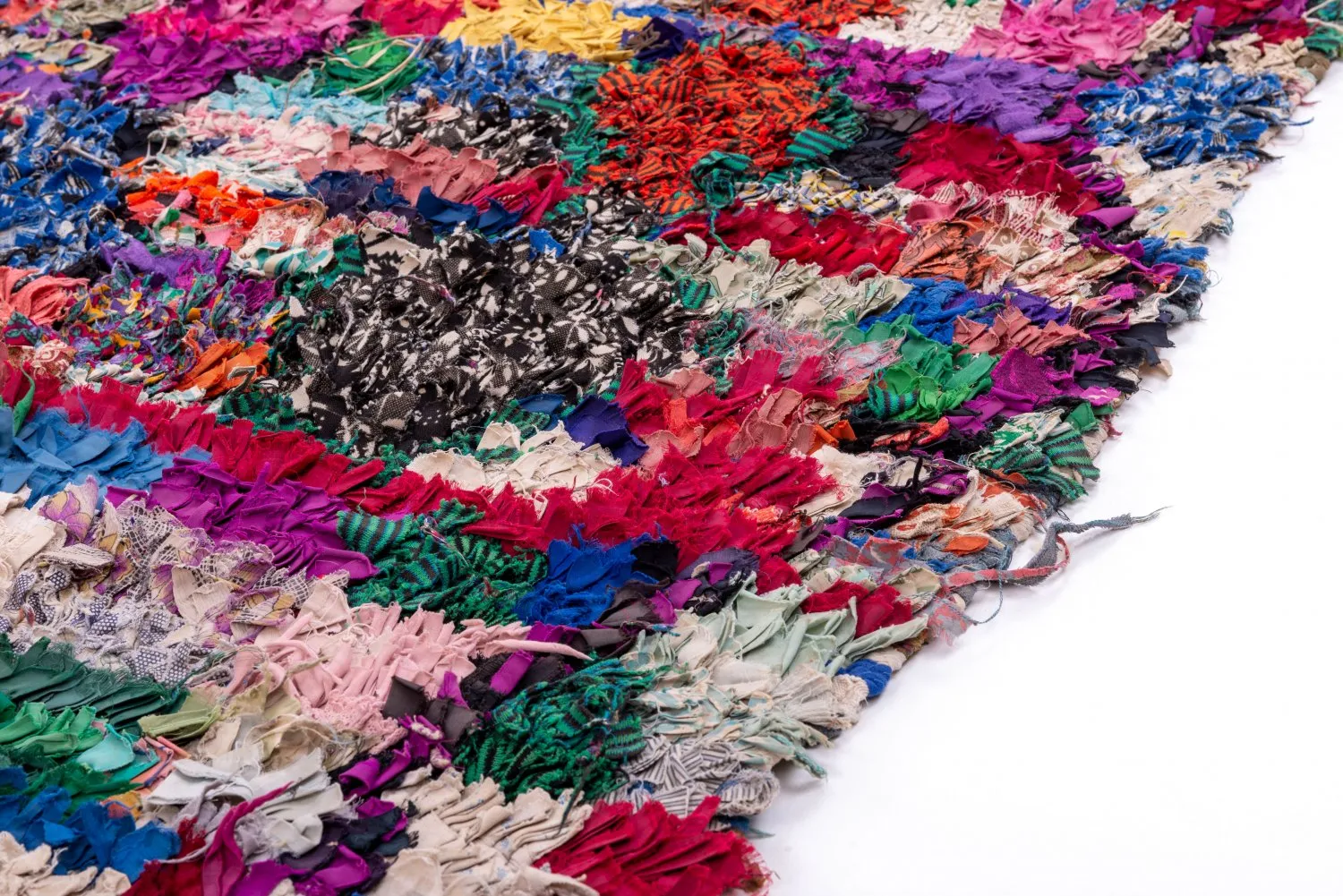 Tapis Marocain Berbère Boucherouite 250 x 130 cm