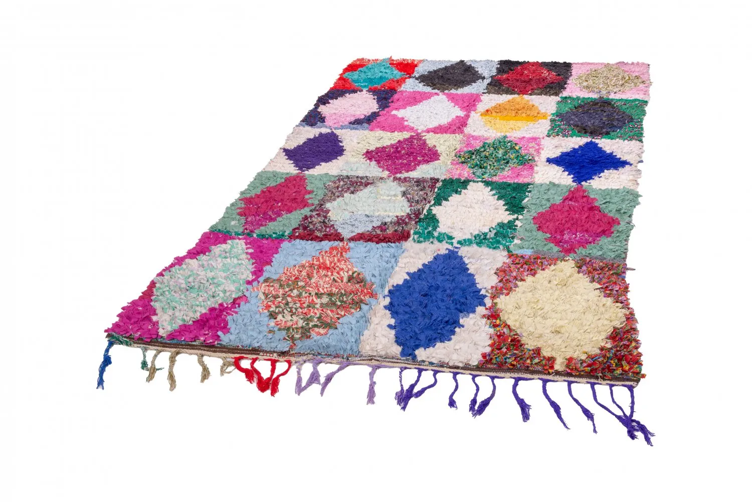 Tapis Marocain Berbère Boucherouite 265 x 155 cm
