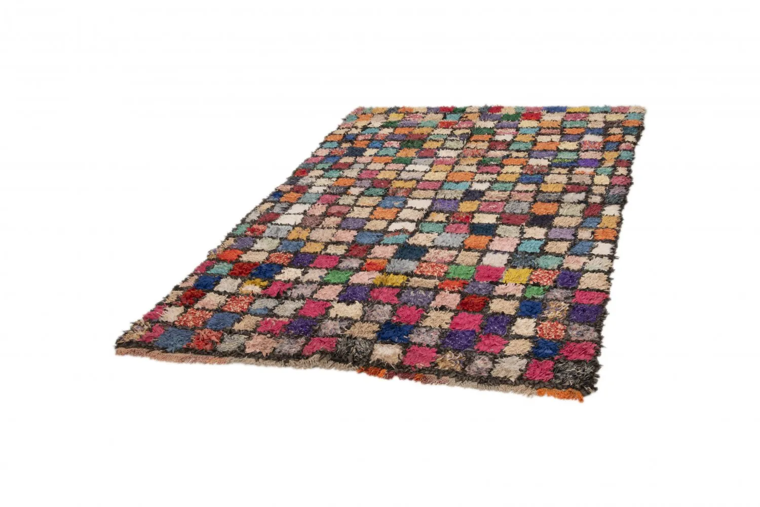 Tapis Marocain Berbère Boucherouite 230 x 140 cm