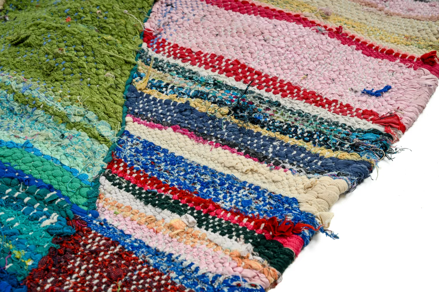 Marockansk Boucherouite-matta 130 x 205 cm