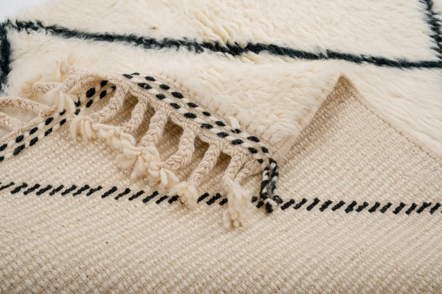 Tapis Kilim marocain Beni Ourain 285 x 95 cm