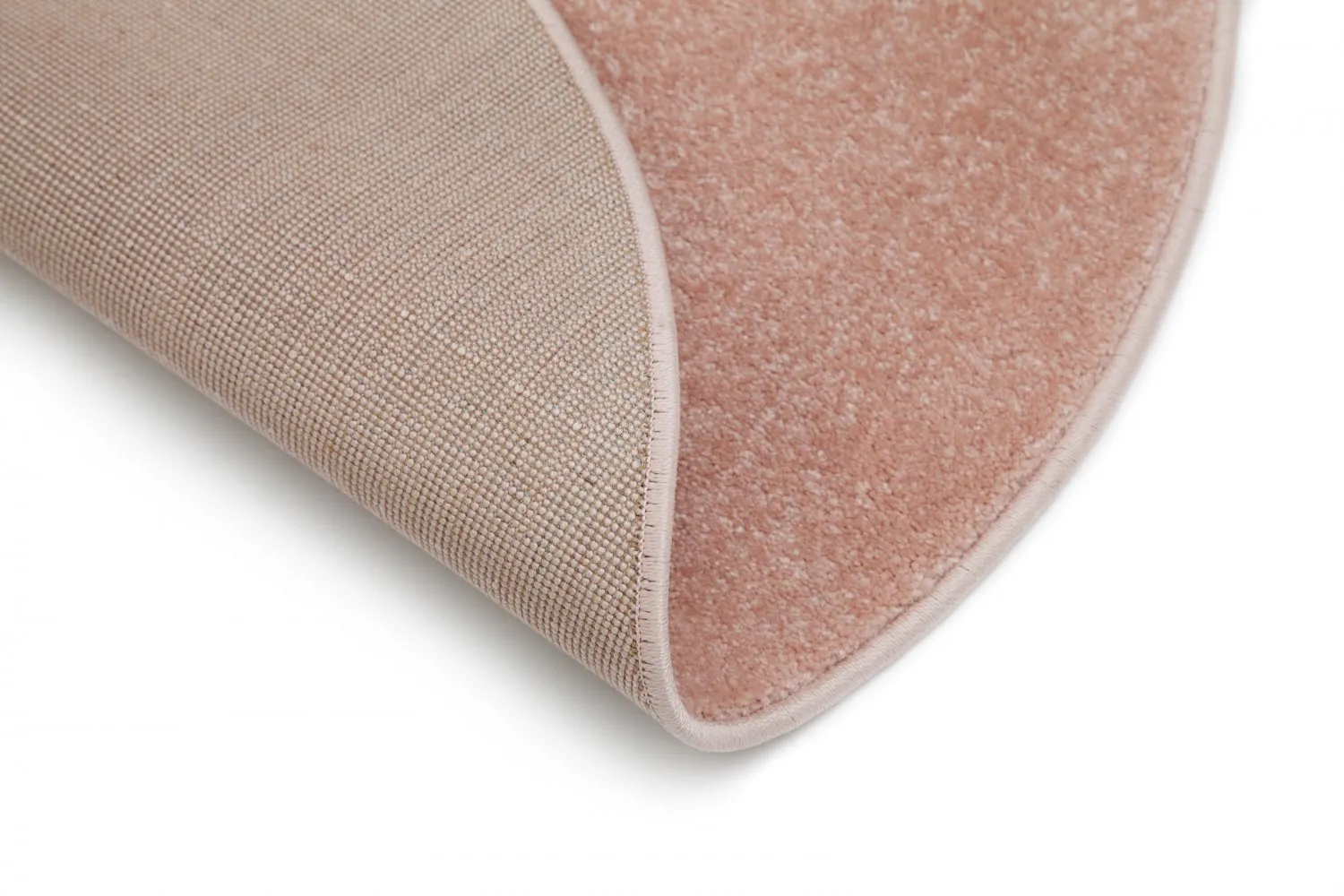 Tapis rond - Aura (rose)