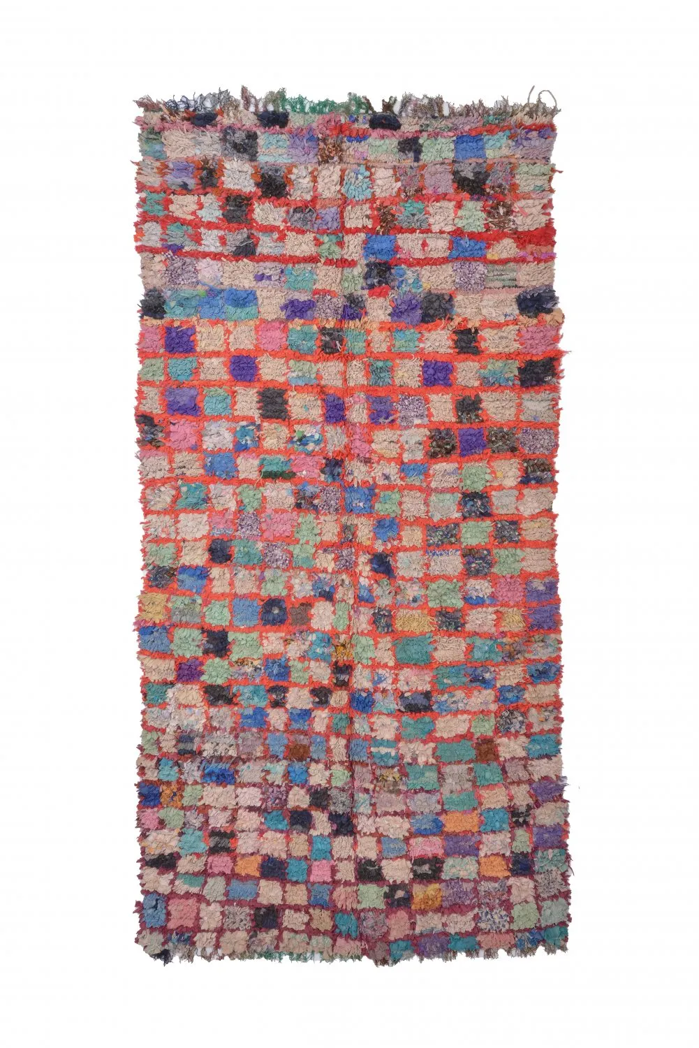 Tapis Marocain Berbère Boucherouite 255 x 125 cm