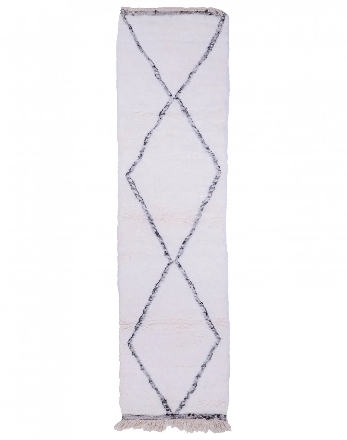 Kelim Marokkanische Berber Teppich Beni Ouarain 310 x 80 cm