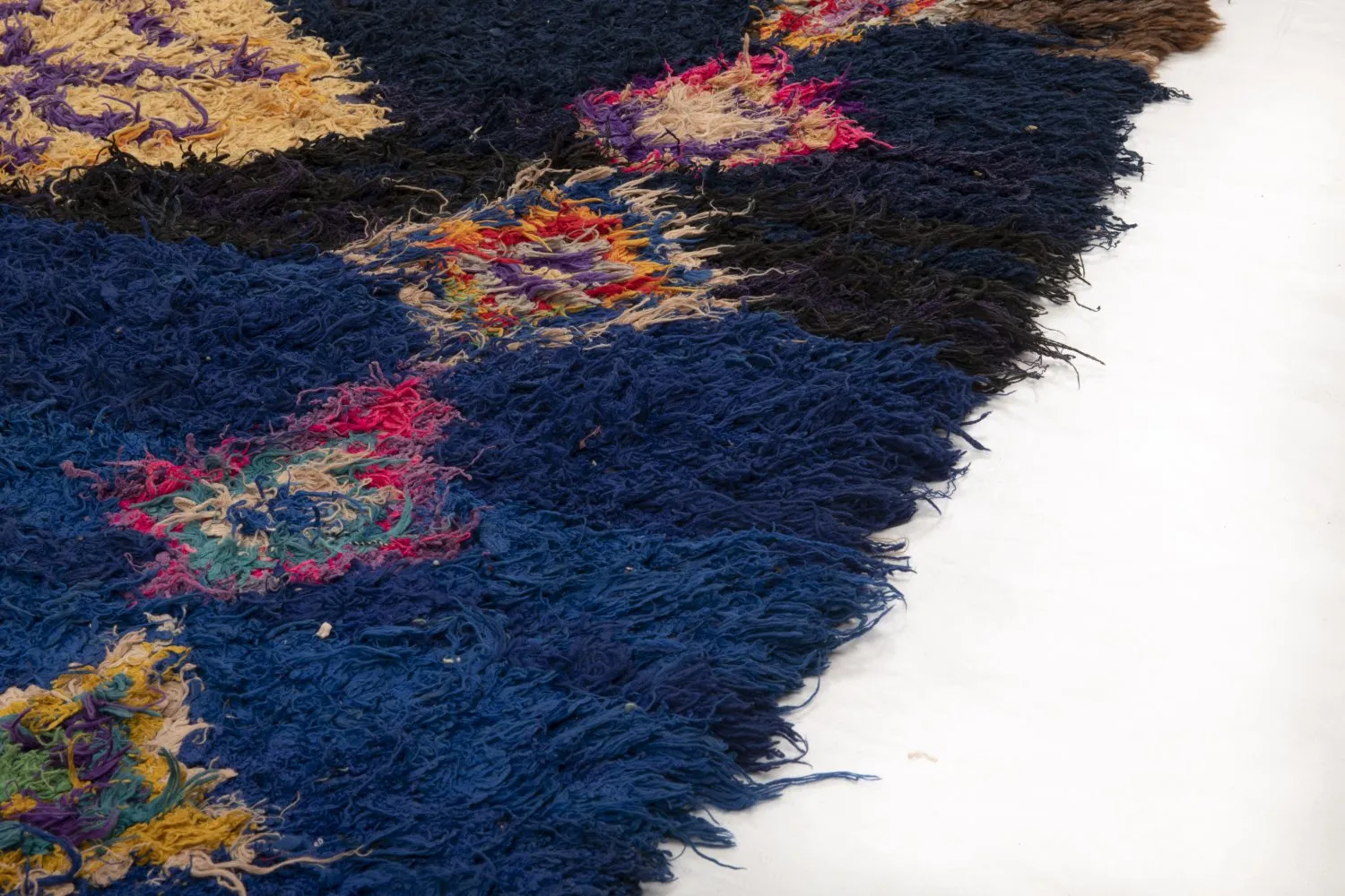 Marokkanischer Berber Teppich Boucherouite 270 x 140 cm