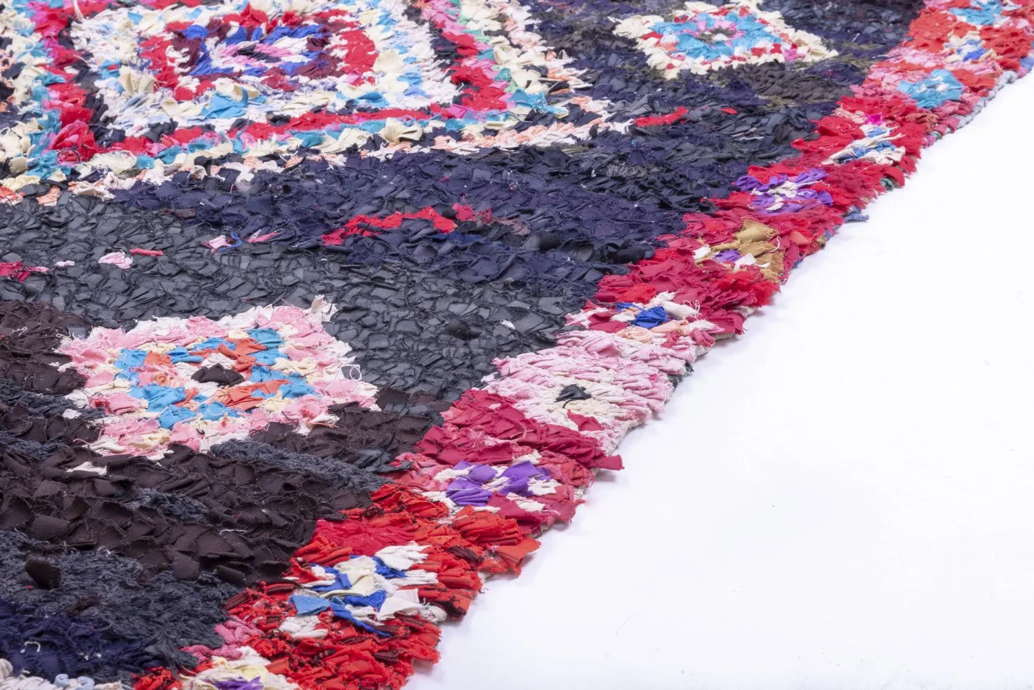 Tapis Marocain Berbère Boucherouite 220 x 130 cm