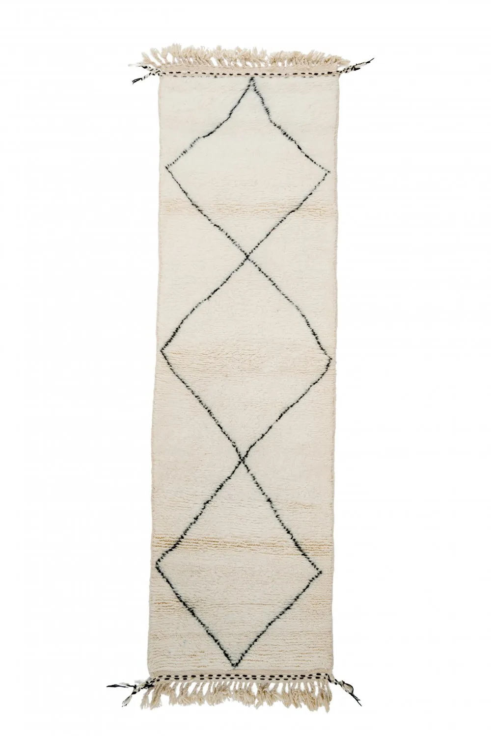 Tapis Kilim Marocain Berbère Beni Ouarain 240 x 90 cm