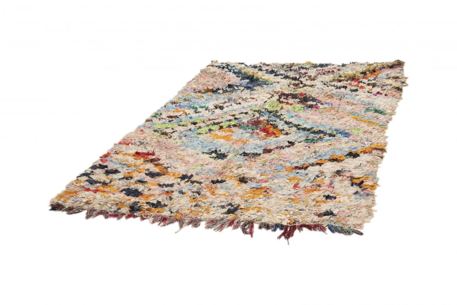 Tapis Marocain Berbère Boucherouite 210 x 160 cm