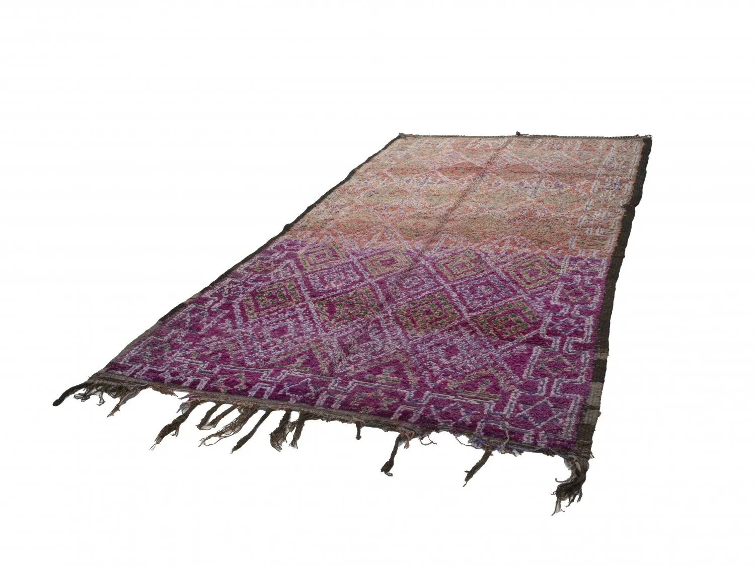 Tapis Kilim marocain Azilal Édition spéciale 330 x 180 cm